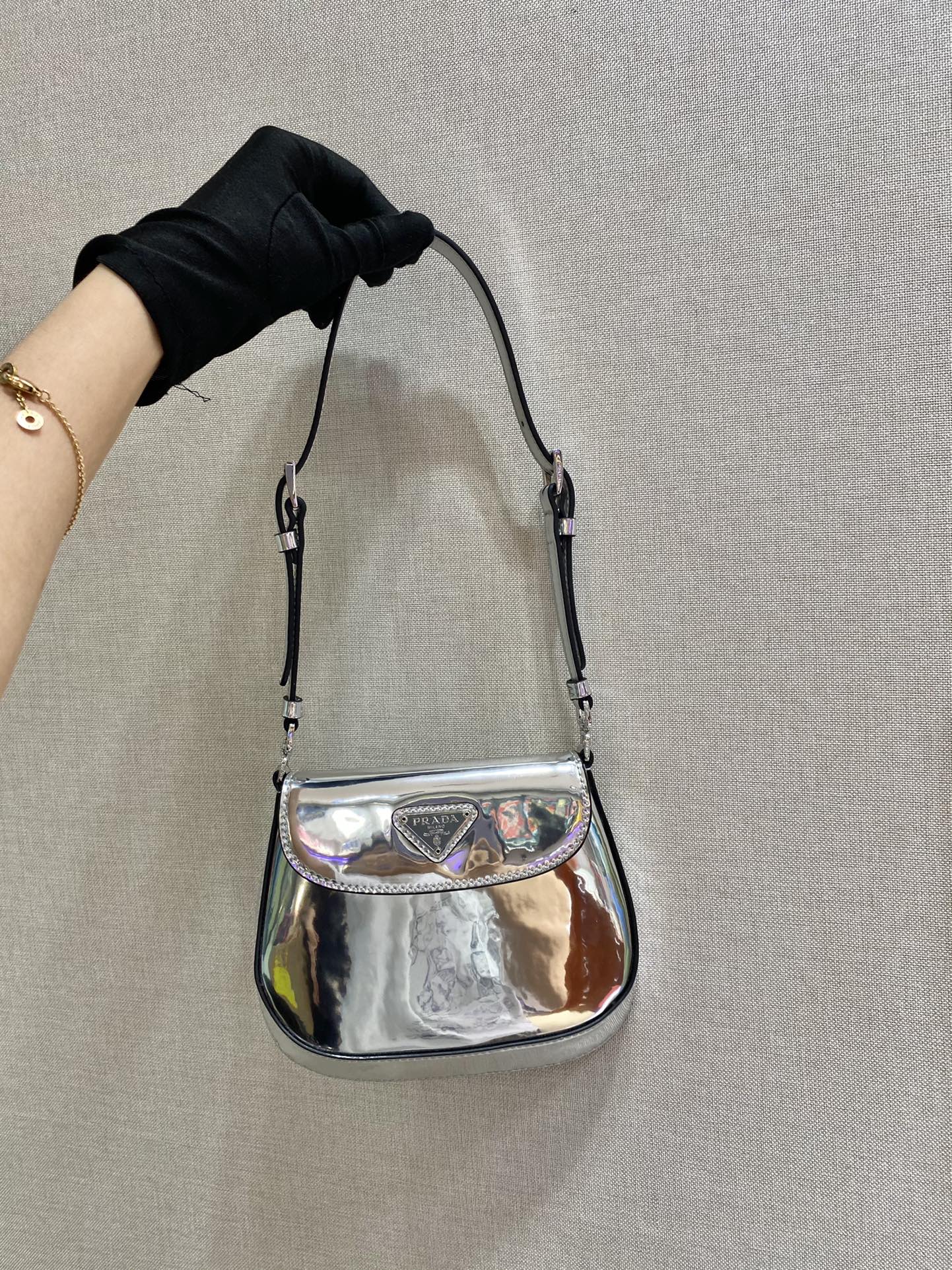 Prada Cleo brushed leather mini bag (Original Edition)