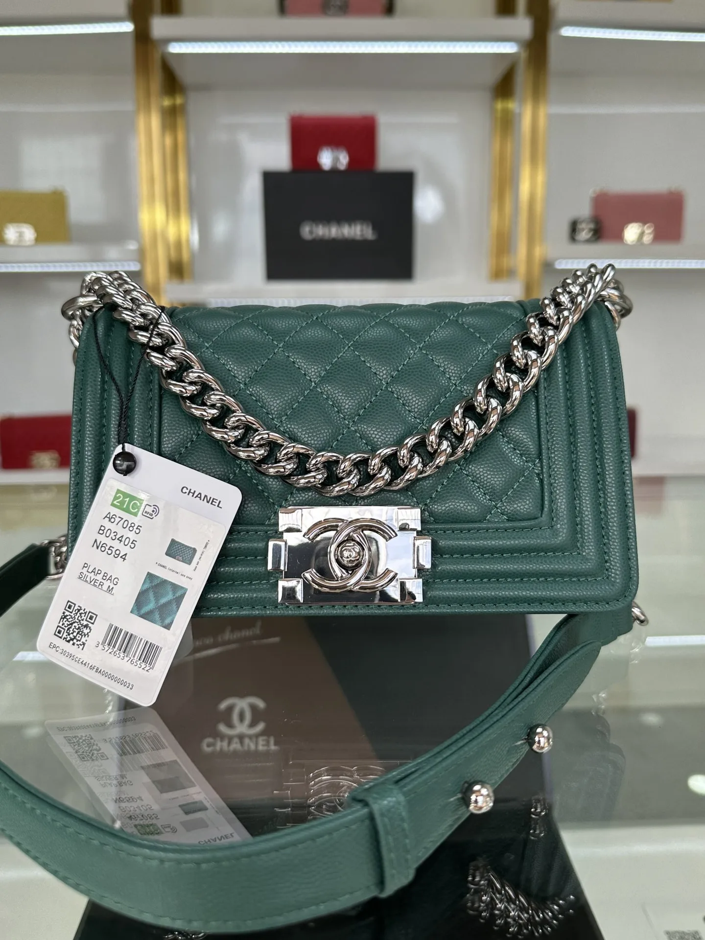 SMALL BOY CHANEL HANDBAG