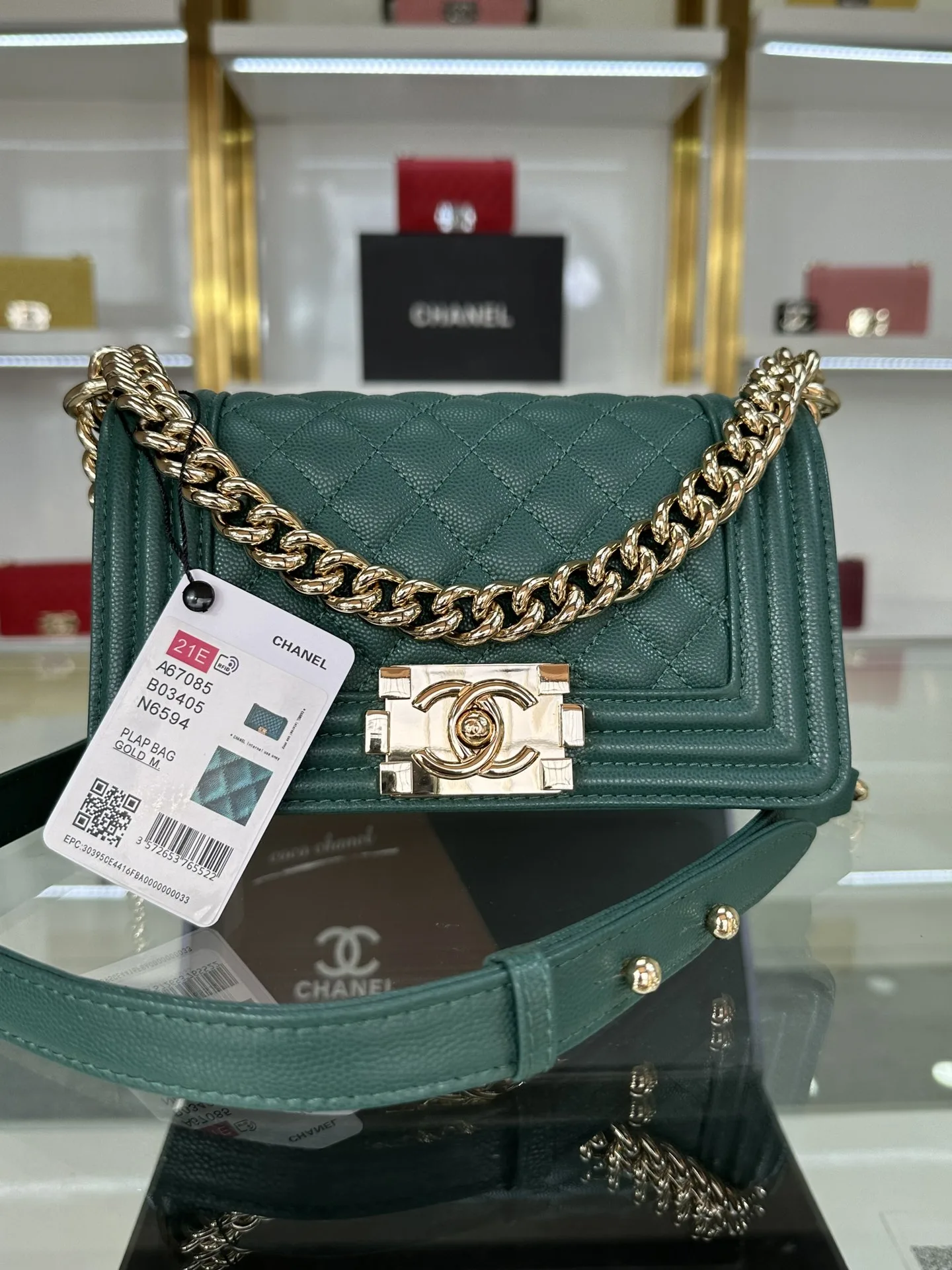 SMALL BOY CHANEL HANDBAG