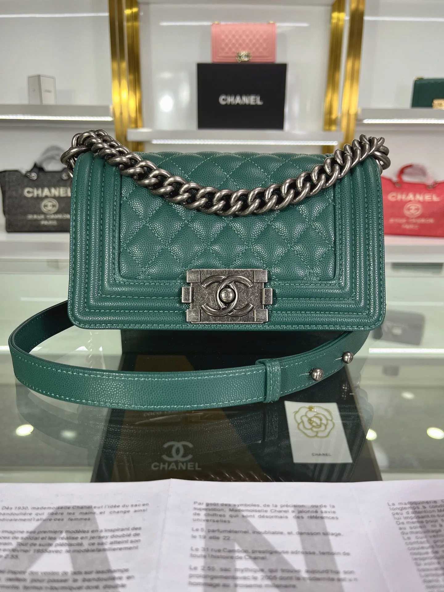 SMALL BOY CHANEL HANDBAG