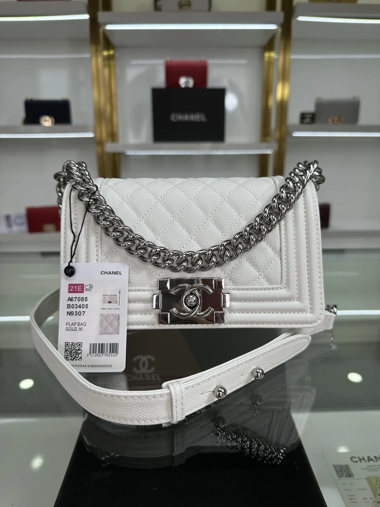 SMALL BOY CHANEL HANDBAG