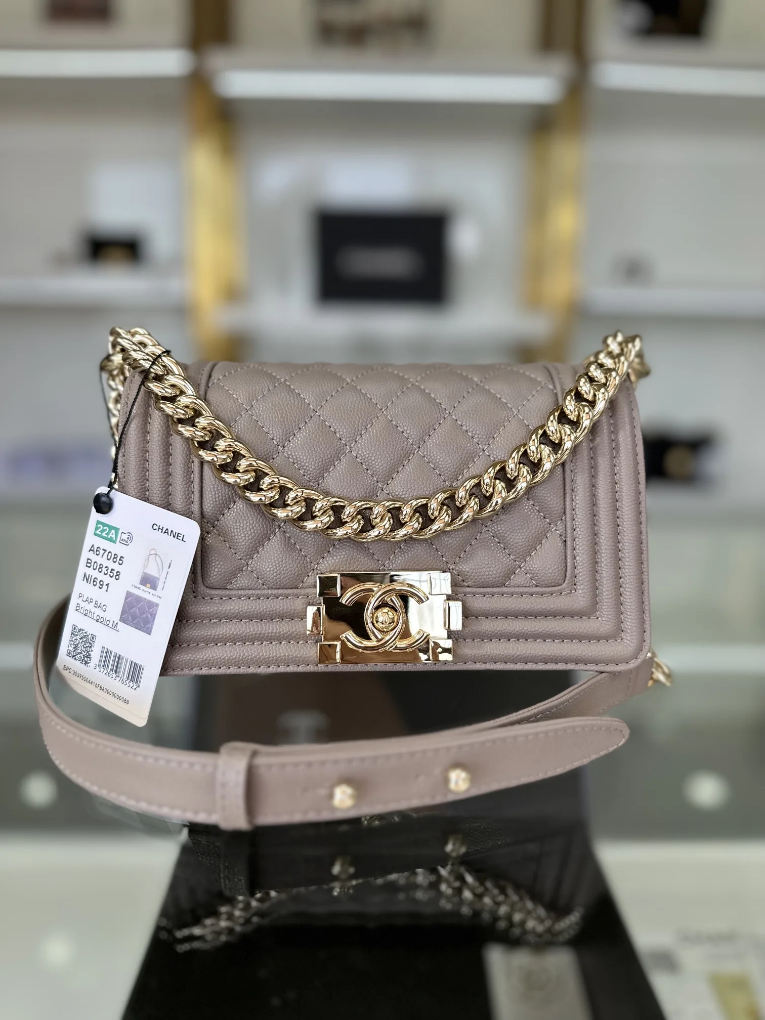 SMALL BOY CHANEL HANDBAG