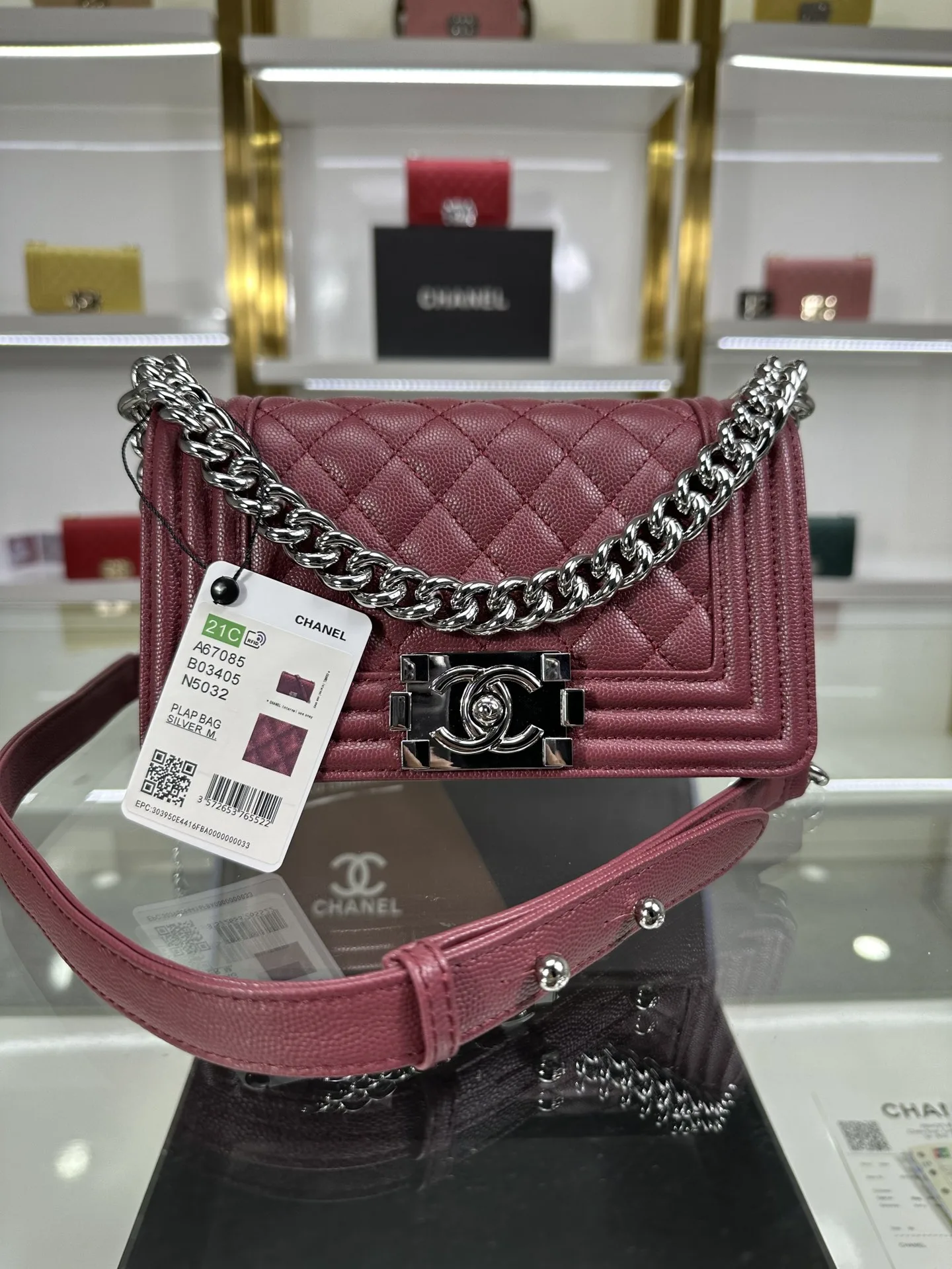 SMALL BOY CHANEL HANDBAG