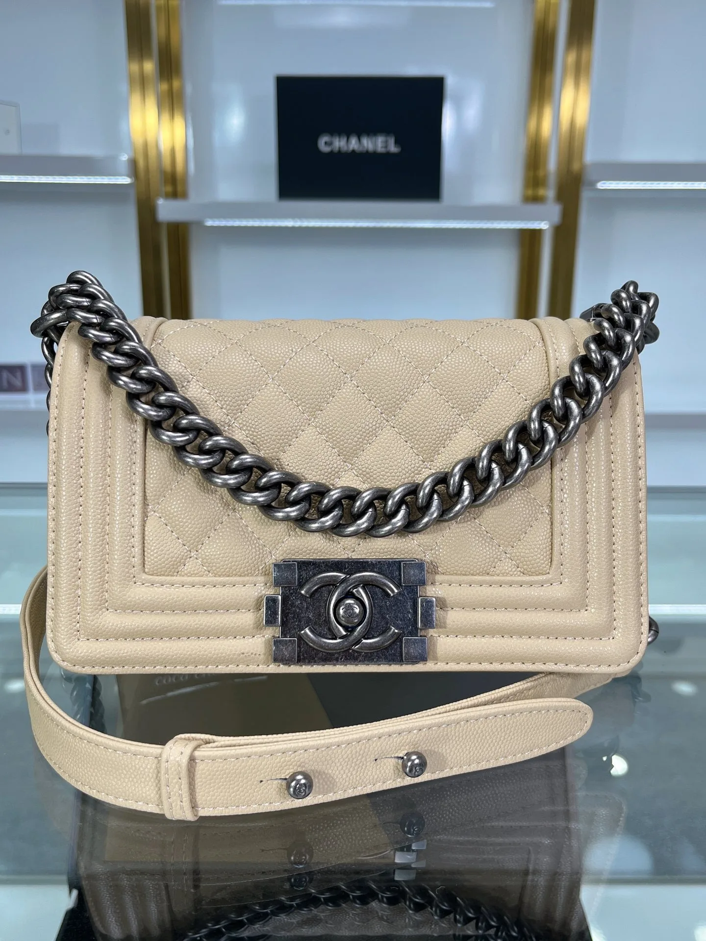 SMALL BOY CHANEL HANDBAG