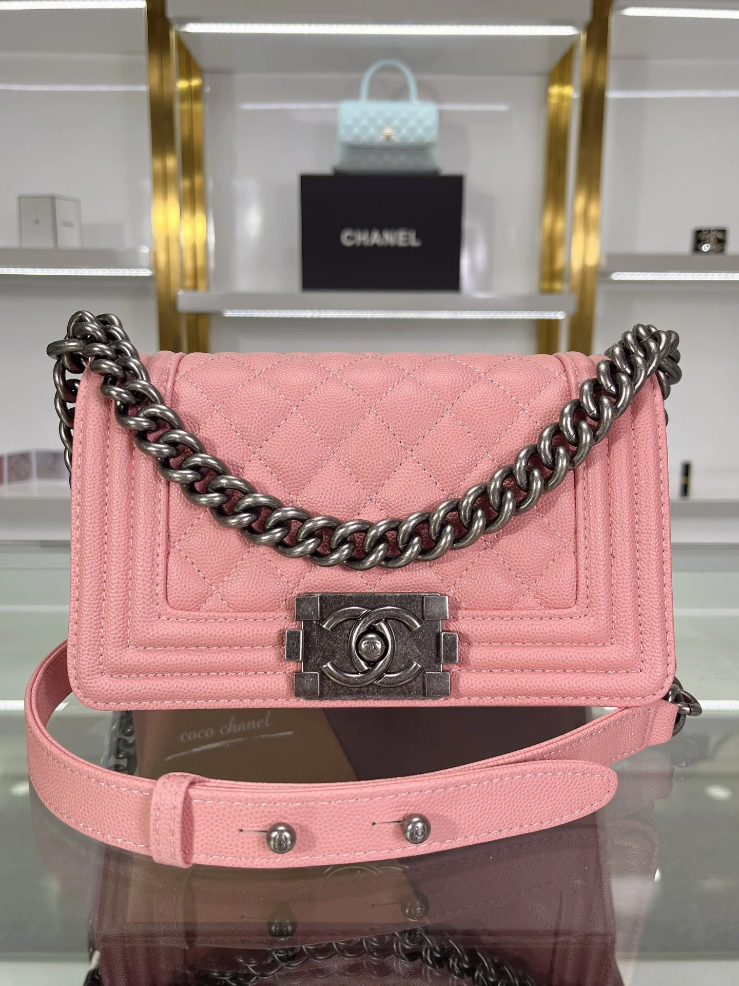 SMALL BOY CHANEL HANDBAG