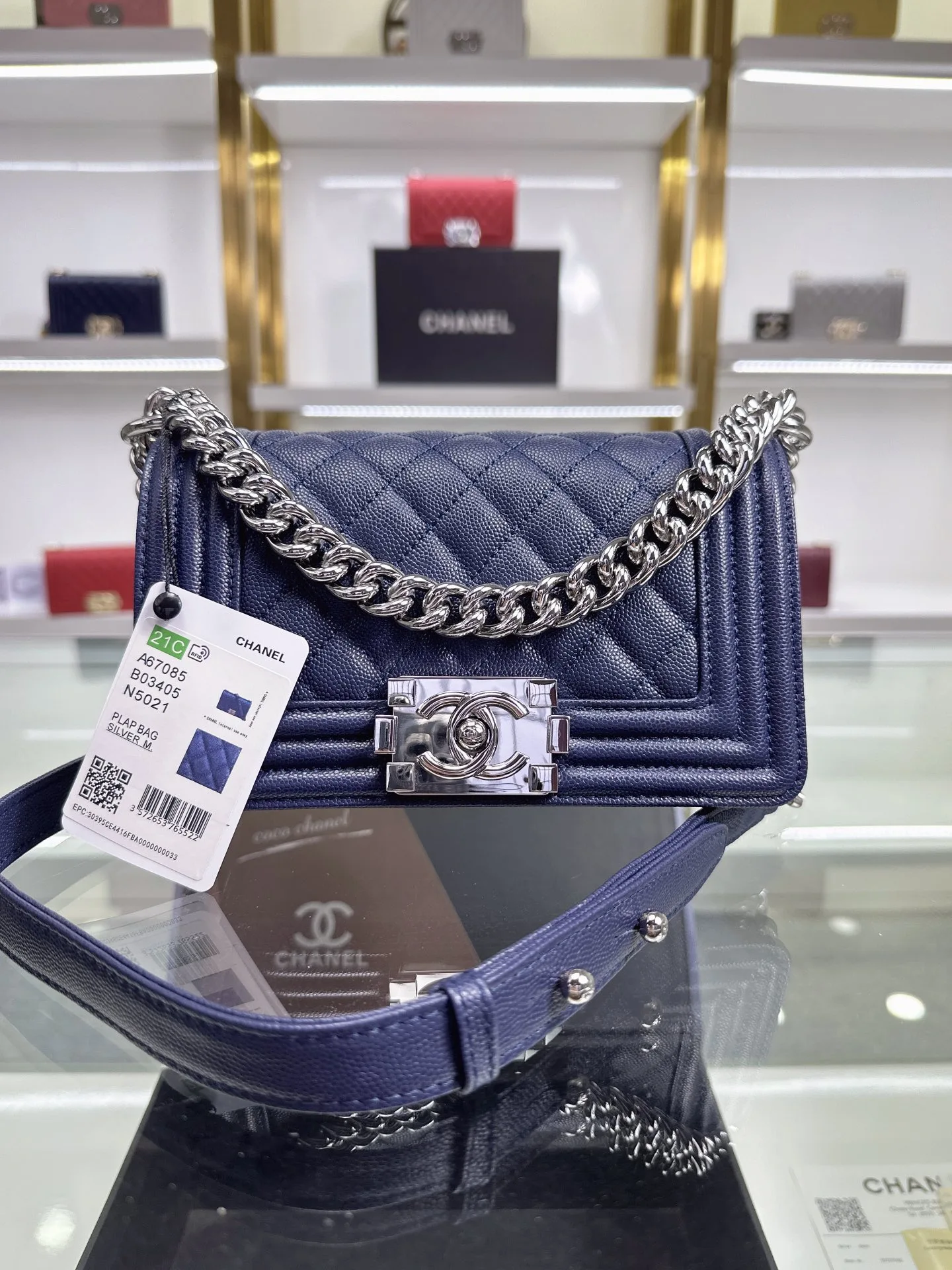 SMALL BOY CHANEL HANDBAG